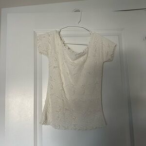 Off The Shoulder Dress Shirt